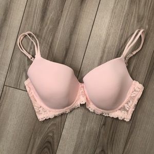 Light pink Lace underwire Bra - 36 DD